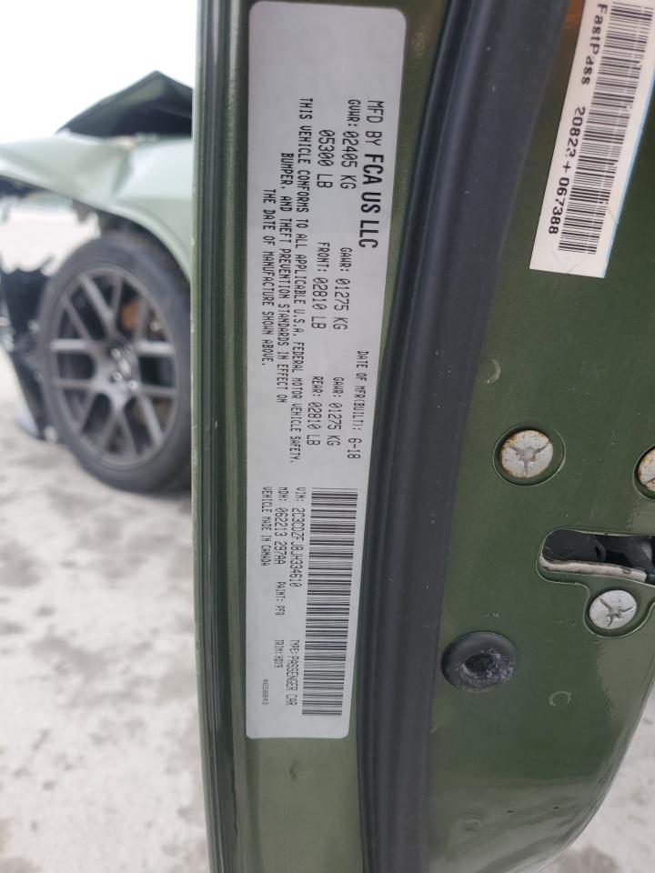 2018 Dodge Challenger R/T 392 VIN: 2C3CDZFJ8JH334610 Lot: 90360245