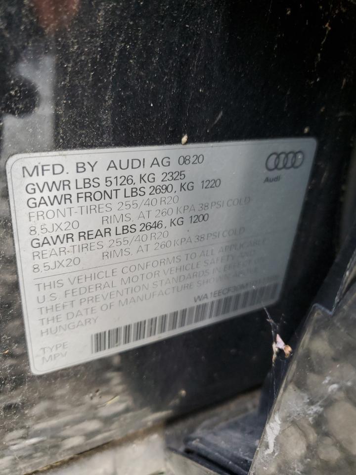 2021 Audi Q3 Premium Plus S Line 45 VIN: WA1EECF30M1011195 Lot: 87395535