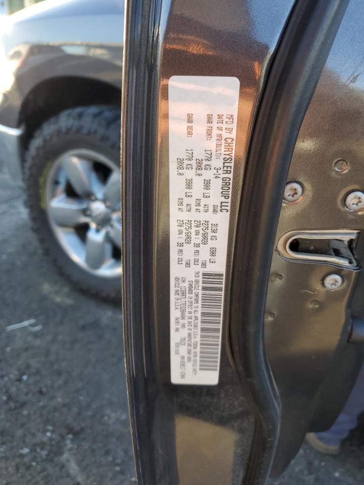 2014 Ram 1500 Slt VIN: 1C6RR7LT7ES284404 Lot: 87425135