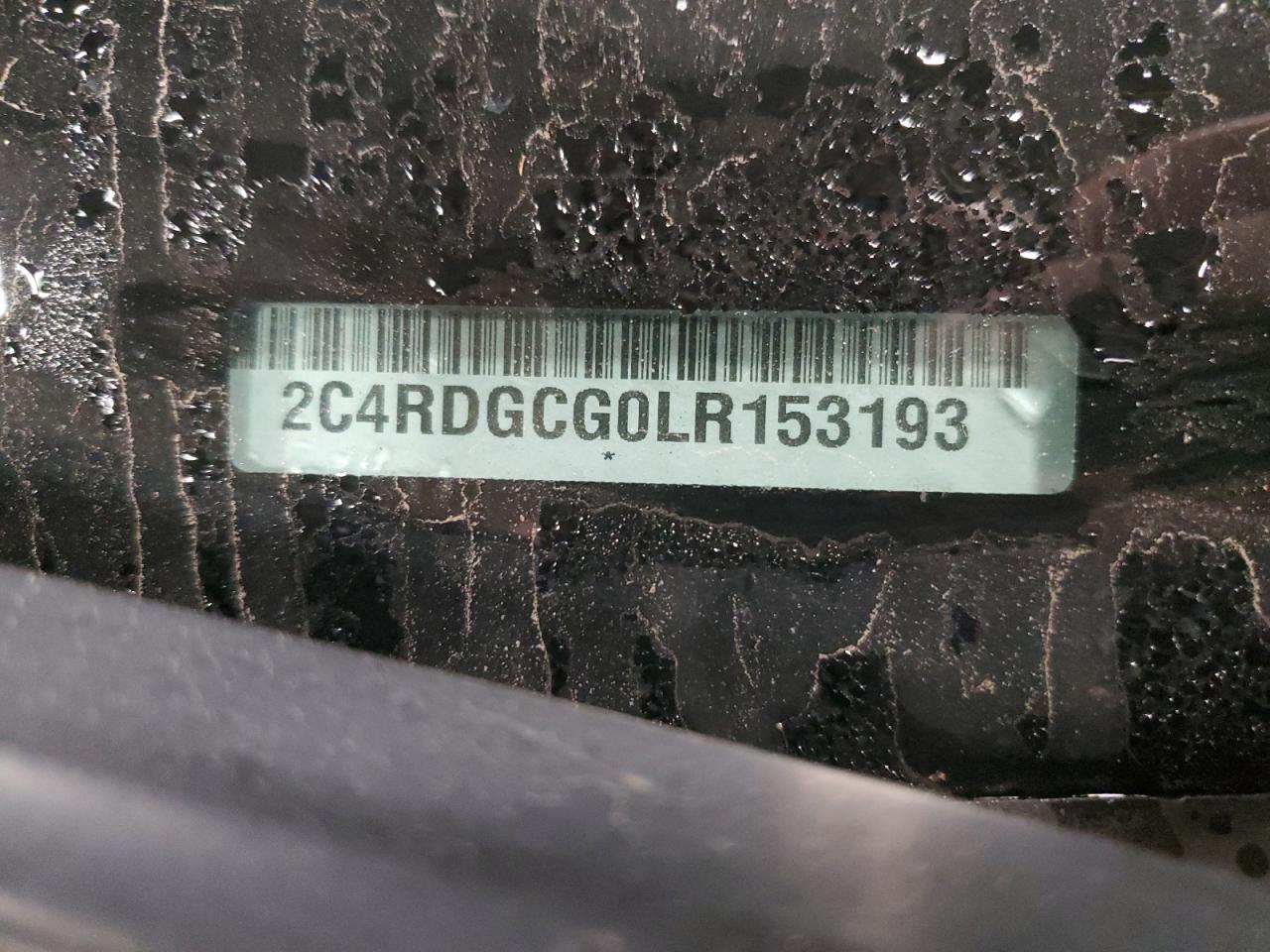2020 Dodge Grand Caravan Sxt VIN: 2C4RDGCG0LR153193 Lot: 90281695