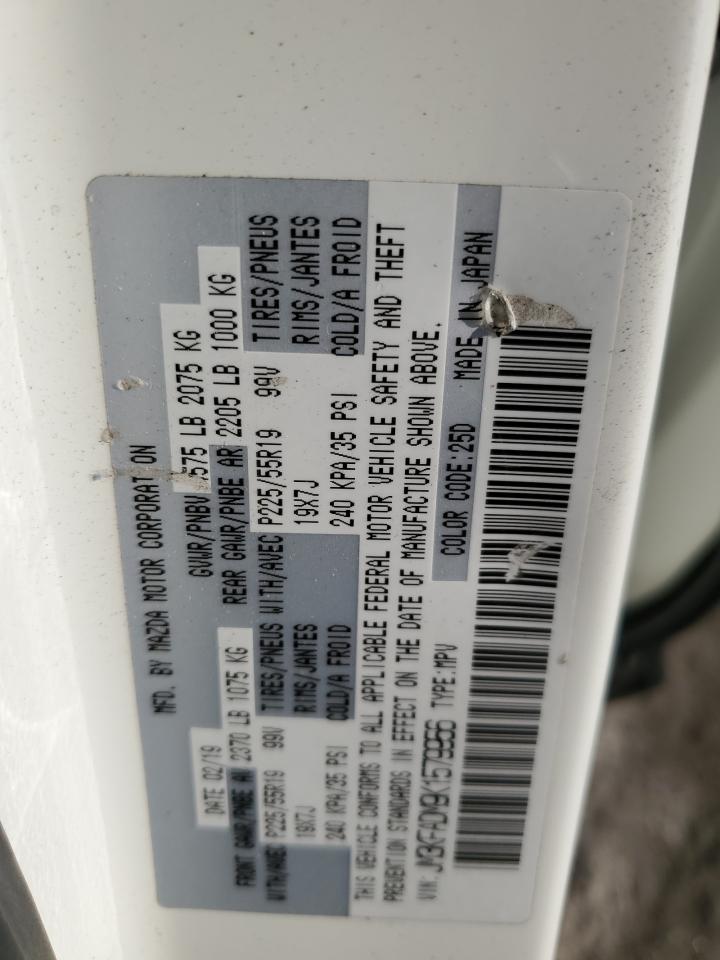 2019 Mazda Cx-5 Grand Touring VIN: JM3KFADM9K1579956 Lot: 85397535