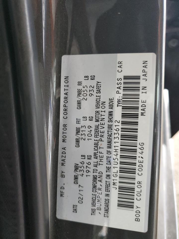 2017 Mazda 6 Sport VIN: JM1GL1U54H1133612 Lot: 82701125