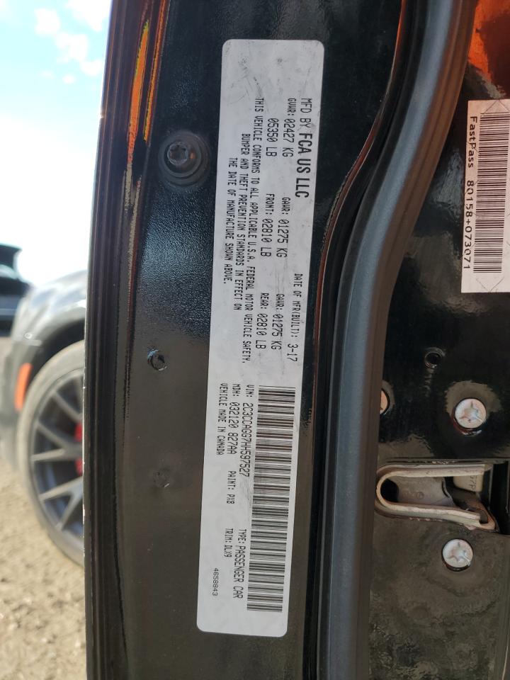 2017 Chrysler 300 S VIN: 2C3CCAGG7HH597527 Lot: 85883135