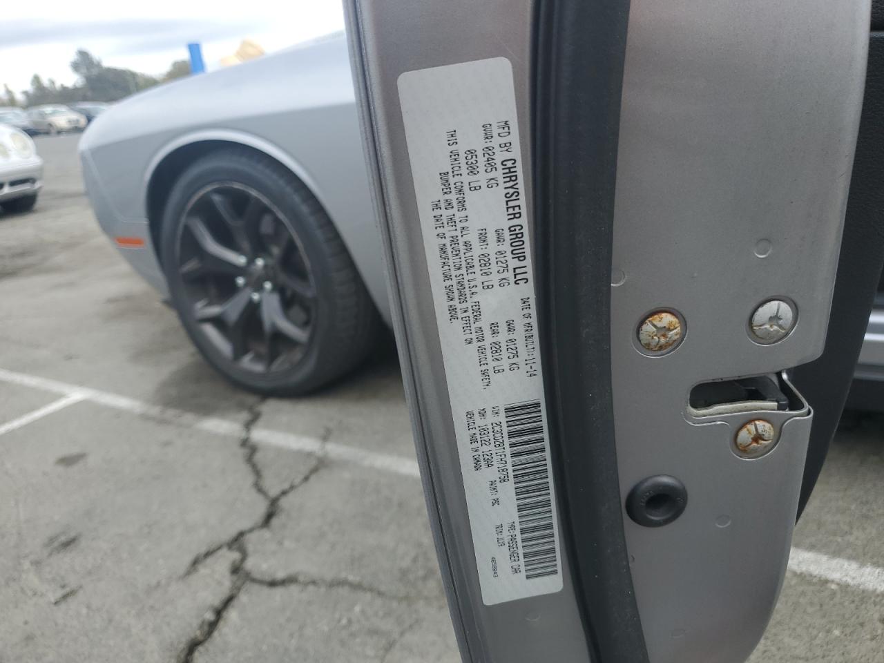 2015 Dodge Challenger Sxt Plus VIN: 2C3CDZBT1FH718758 Lot: 82186935