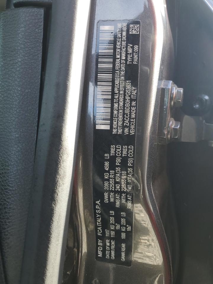 2017 Jeep Renegade Limited VIN: ZACCJBDB0HPG53631 Lot: 90367885