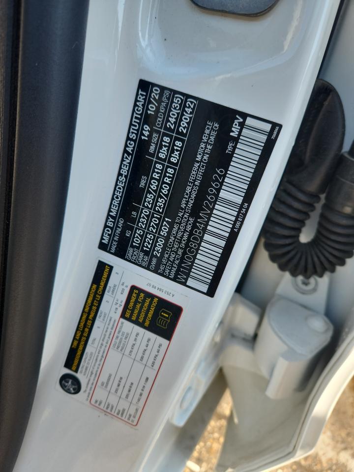 2021 Mercedes-Benz Glc 300 VIN: W1N0G8DB4MV269626 Lot: 89819225