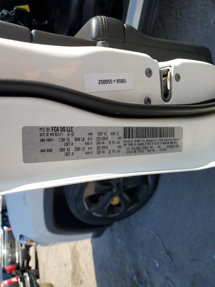 2018 Jeep Compass Latitude VIN: 3C4NJDBBXJT433614 Lot: 82547995