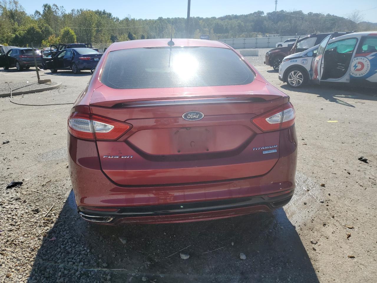 2013 Ford Fusion Titanium VIN: 3FA6P0K92DR124607 Lot: 85588225