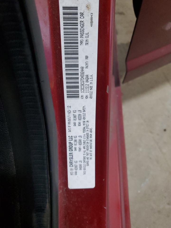 2013 Chrysler 200 Limited VIN: 1C3CCBCG7DN592440 Lot: 84700225