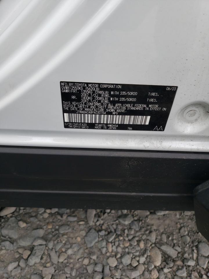 2023 Toyota Bz4X Xle VIN: JTMABACA8PA030764 Lot: 86461275