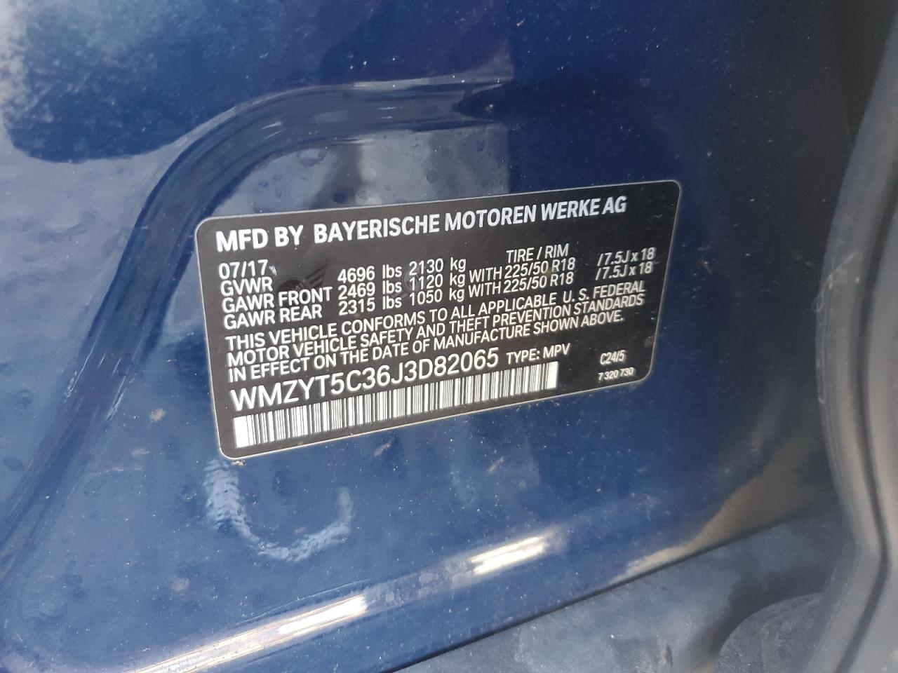 2018 Mini Cooper S Countryman All4 VIN: WMZYT5C36J3D82065 Lot: 84810985