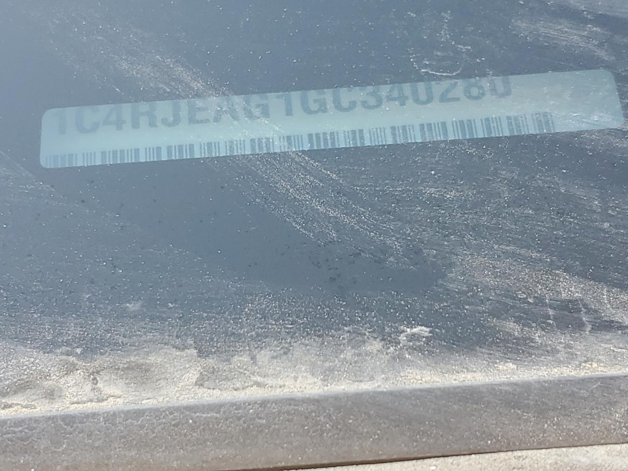 2016 Jeep Grand Cherokee Laredo VIN: 1C4RJEAG1GC340280 Lot: 86182385