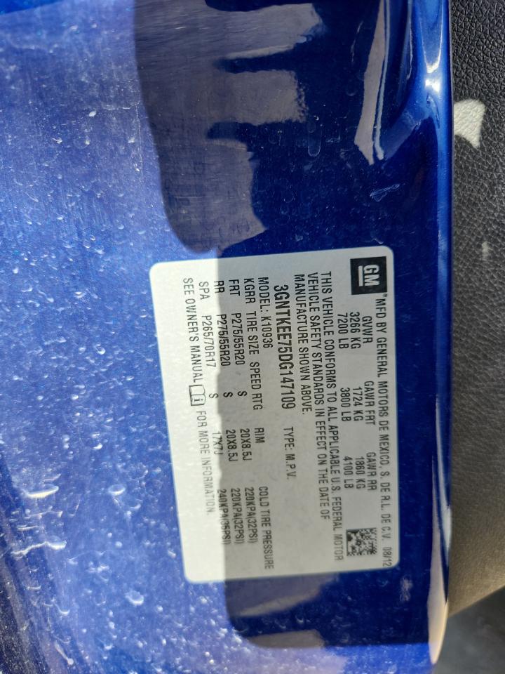 2013 Chevrolet Avalanche Ls VIN: 3GNTKEE75DG147109 Lot: 81911115