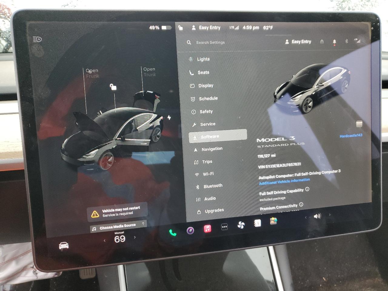 2020 Tesla Model 3 VIN: 5YJ3E1EA3LF657631 Lot: 94901325