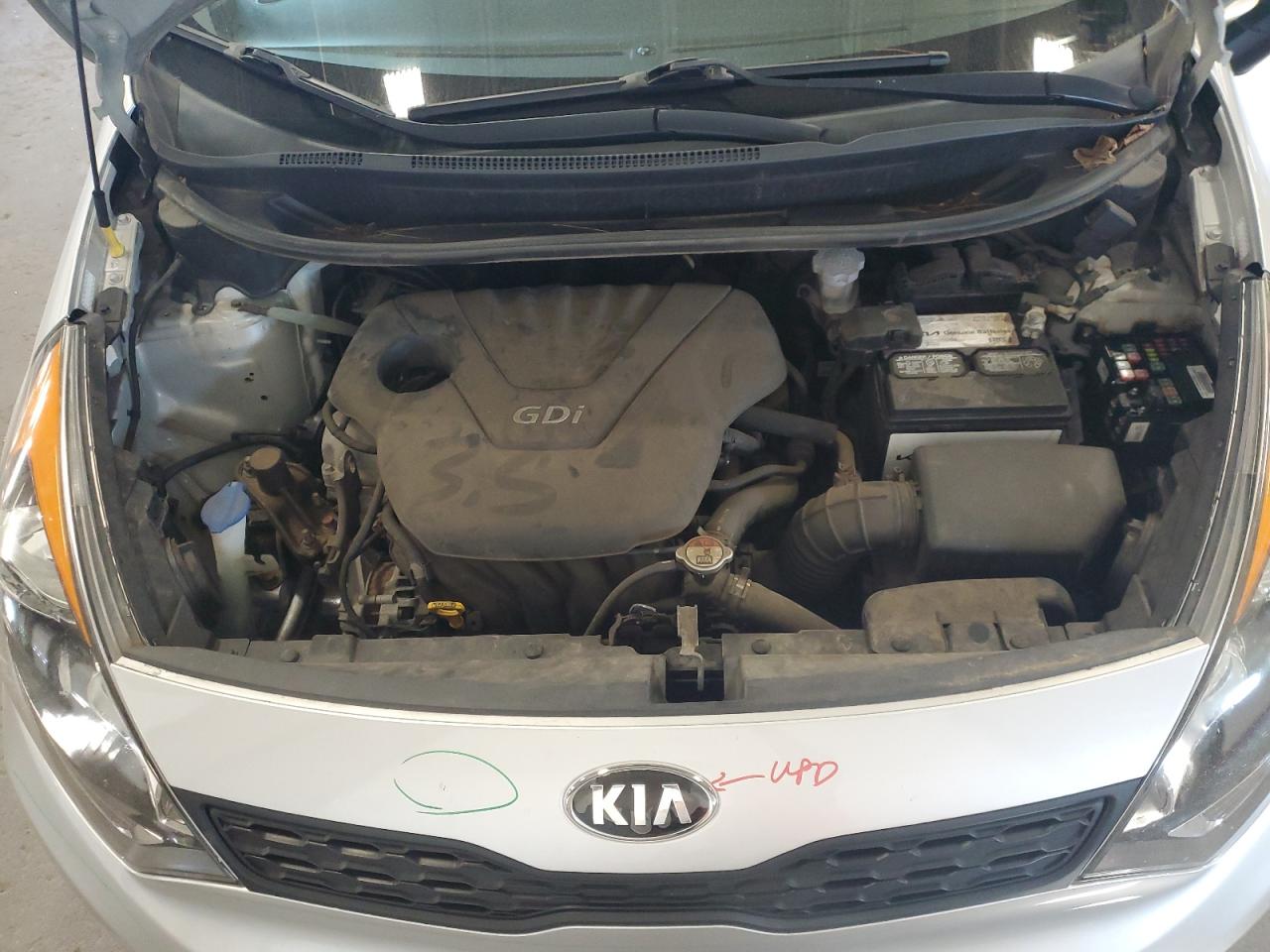 2013 Kia Rio Lx VIN: KNADM5A33D6164175 Lot: 85133475