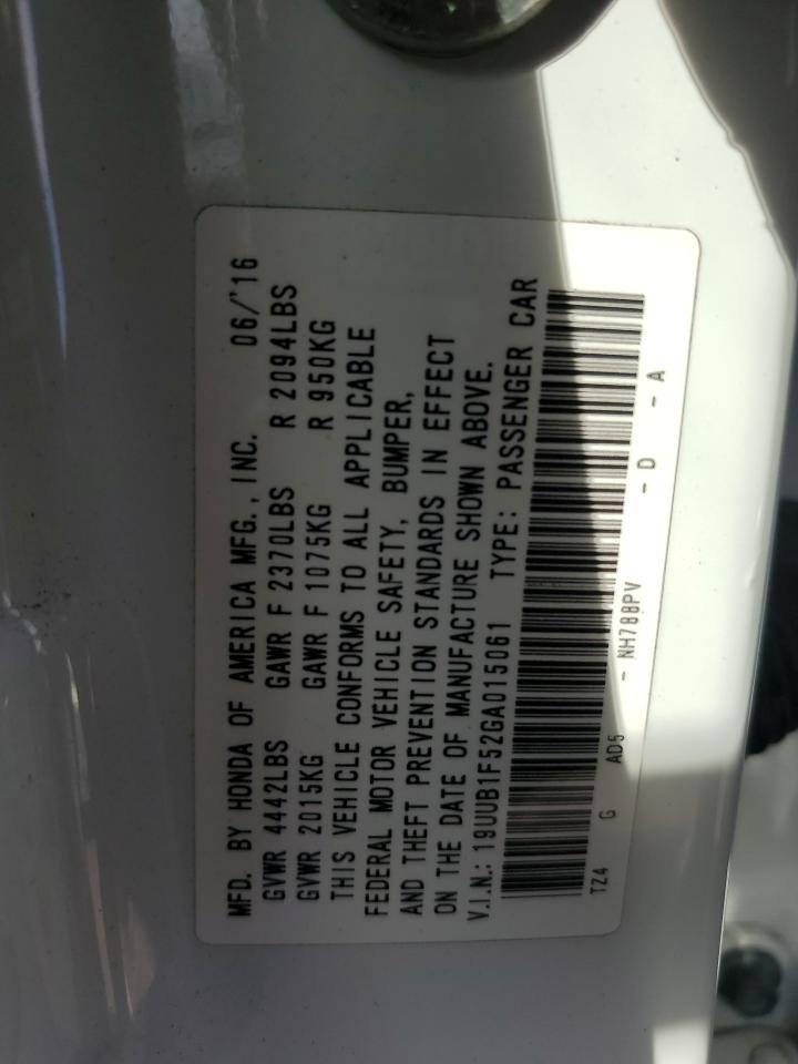 2016 Acura Tlx Tech VIN: 19UUB1F52GA015061 Lot: 89900025