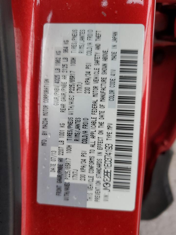 2014 Mazda Cx-5 Sport VIN: JM3KE2BE1E0374193 Lot: 87376065