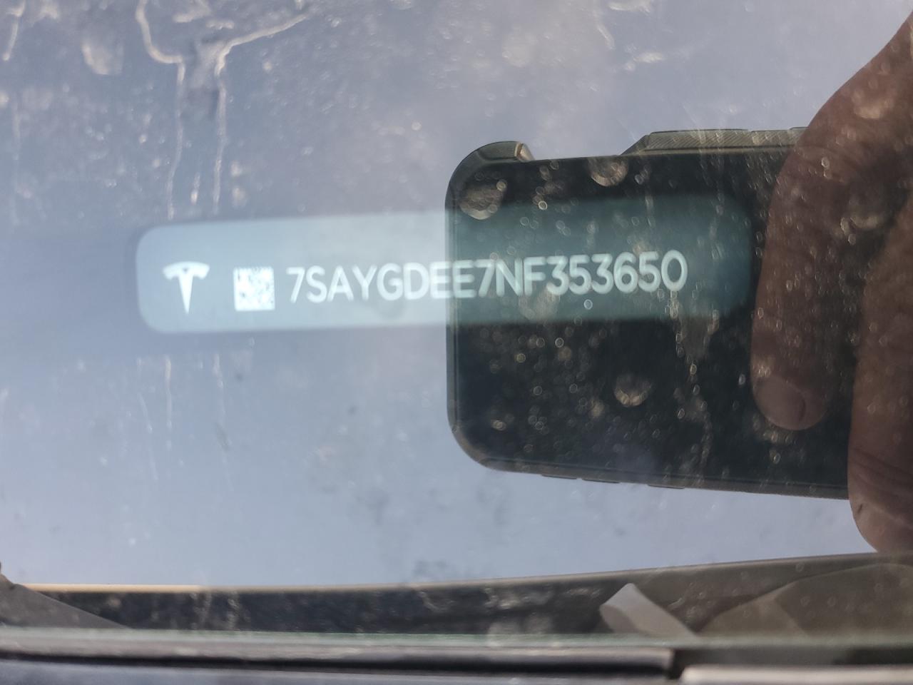 2022 Tesla Model Y VIN: 7SAYGDEE7NF353650 Lot: 89558565