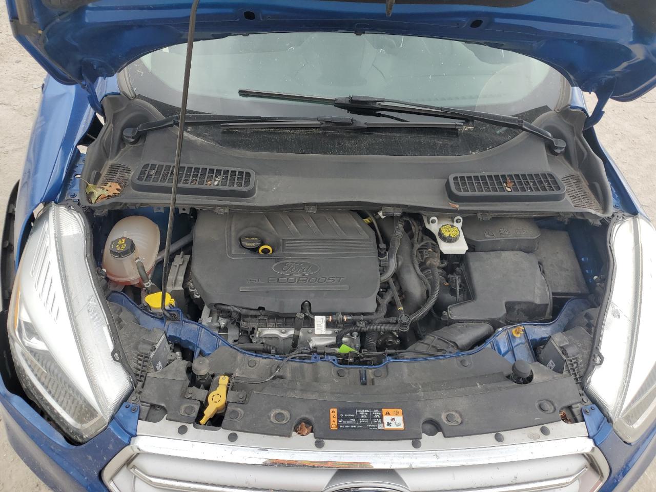 2017 Ford Escape Titanium VIN: 1FMCU0JD4HUA79756 Lot: 82219365