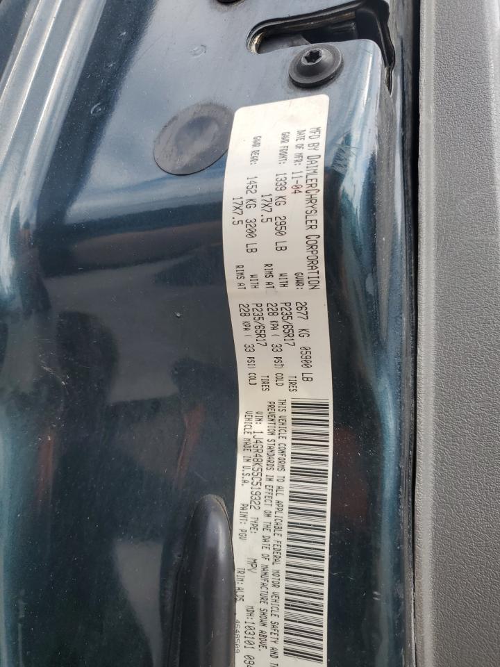 2005 Jeep Grand Cherokee Laredo VIN: 1J4GR48K55C519322 Lot: 85663025