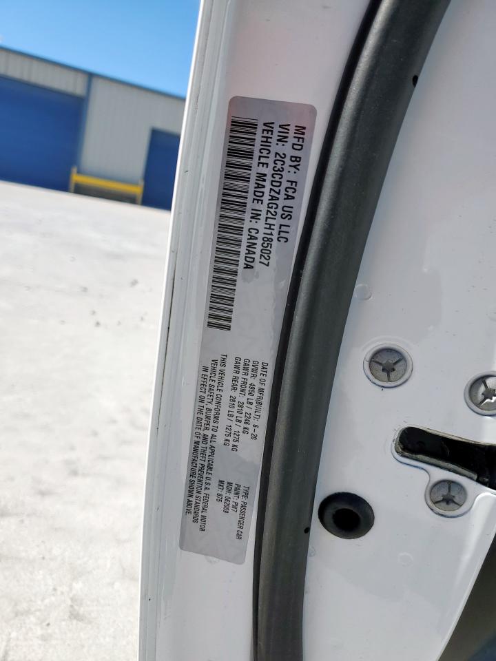 2020 Dodge Challenger Sxt VIN: 2C3CDZAG2LH185027 Lot: 90876425