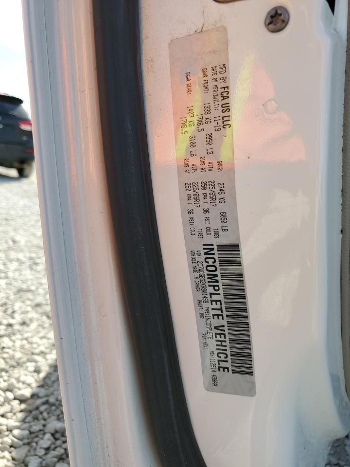 2019 Dodge Grand Caravan Se VIN: 2C7WDGBG2KR801459 Lot: 84395145