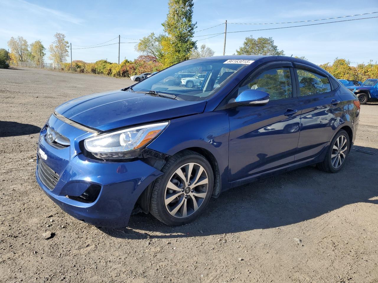 2015 Hyundai Accent Gls VIN: KMHCU4AE7FU843709 Lot: 86163015