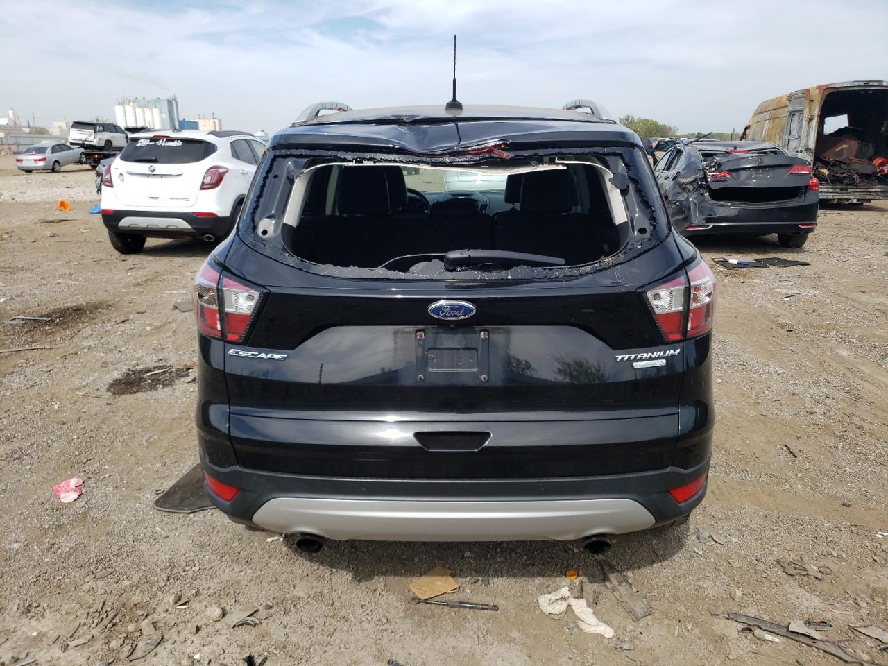 2017 Ford Escape Titanium VIN: 1FMCU0JDXHUE31593 Lot: 81725245