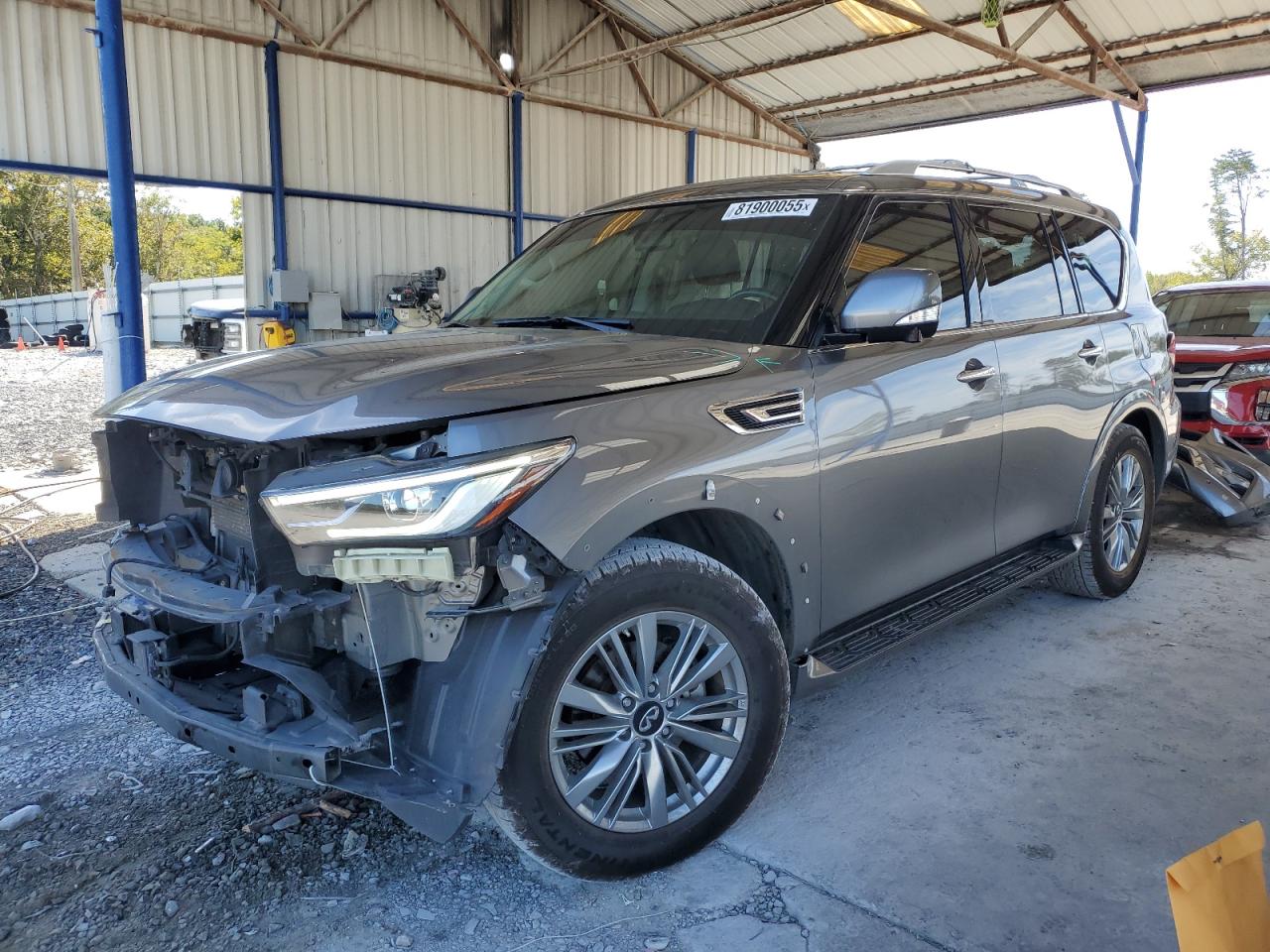 INFINITI QX80 2021. Lot# 81900055. VIN JN8AZ2AF6M9719476. Photo 1