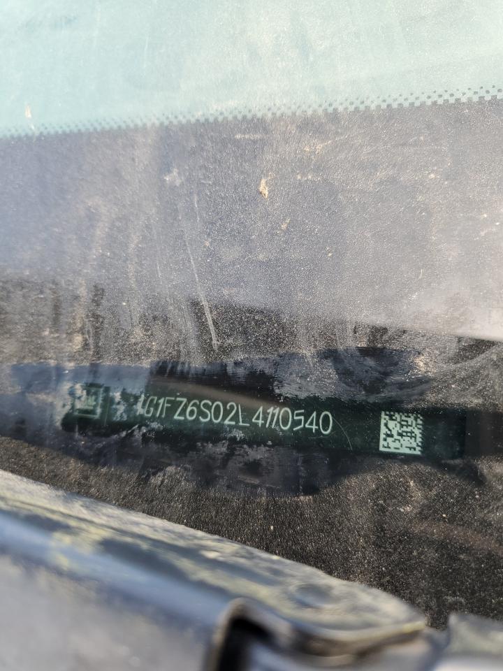 2020 Chevrolet Bolt Ev Premier VIN: 1G1FZ6S02L4110540 Lot: 86645855