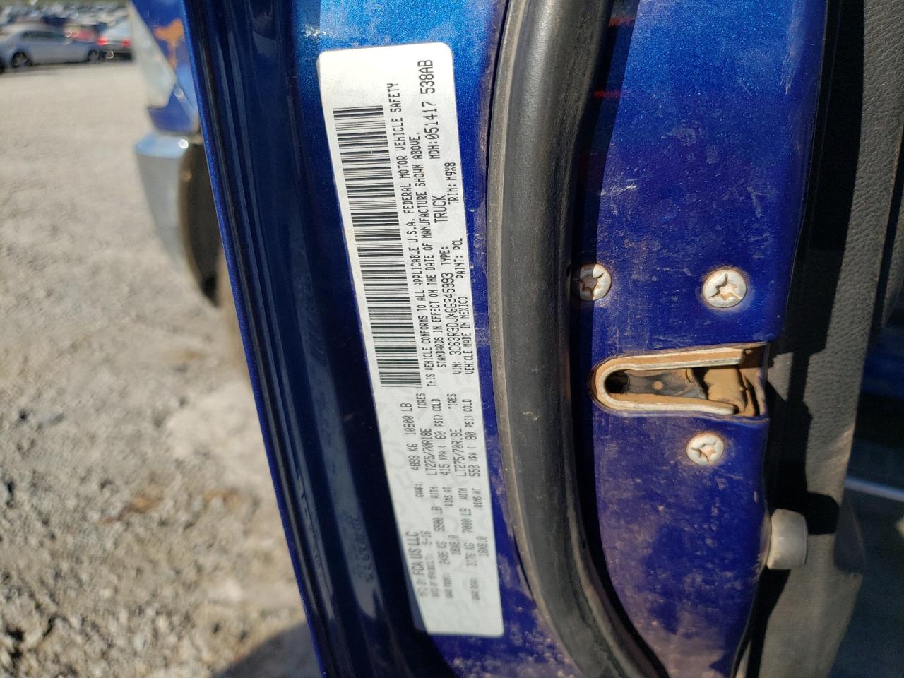 2016 Ram 3500 Slt VIN: 3C63R3DJXGG345993 Lot: 82225415