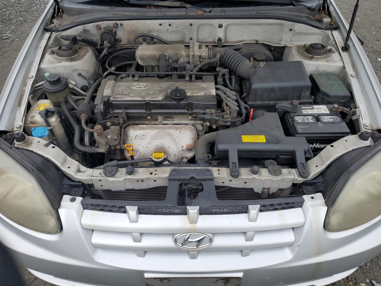 2005 Hyundai Accent Gl VIN: KMHCG45C25U636868 Lot: 82320125