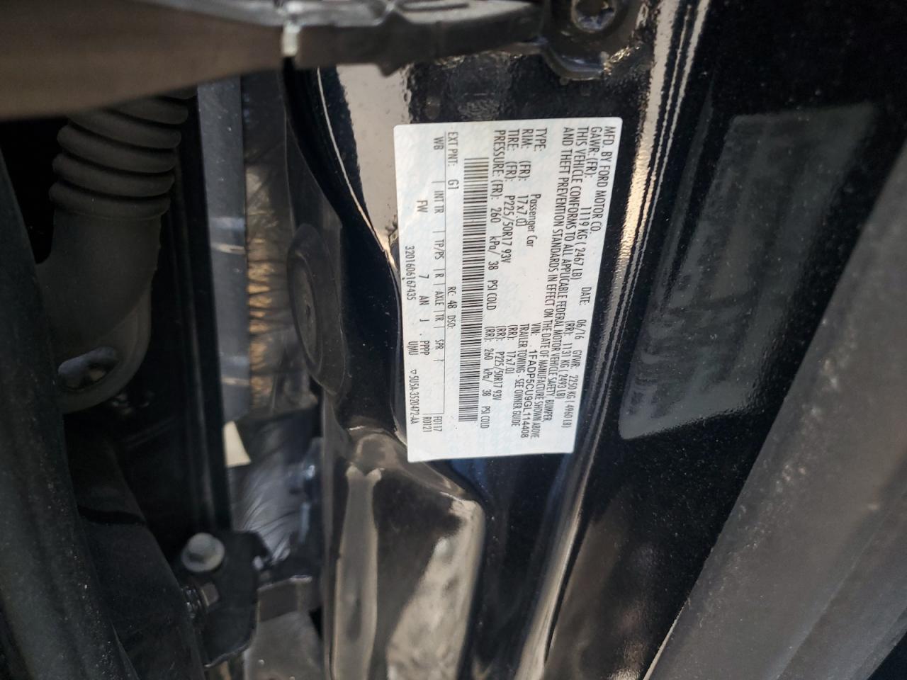 2016 Ford C-Max Premium Sel VIN: 1FADP5CU9GL114408 Lot: 84924815