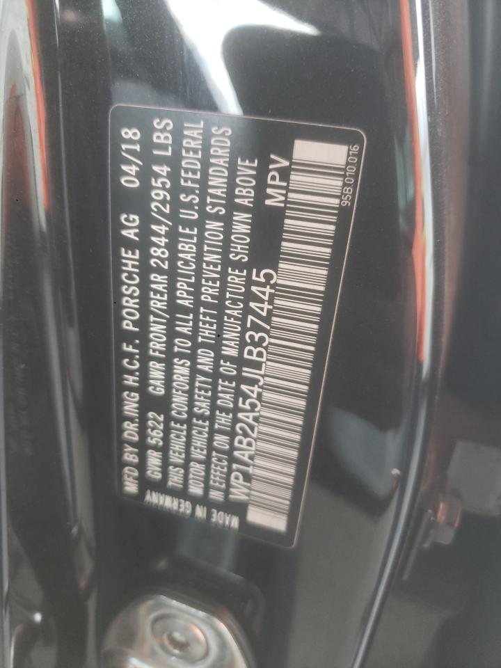 2018 Porsche Macan S VIN: WP1AB2A54JLB37445 Lot: 87075765