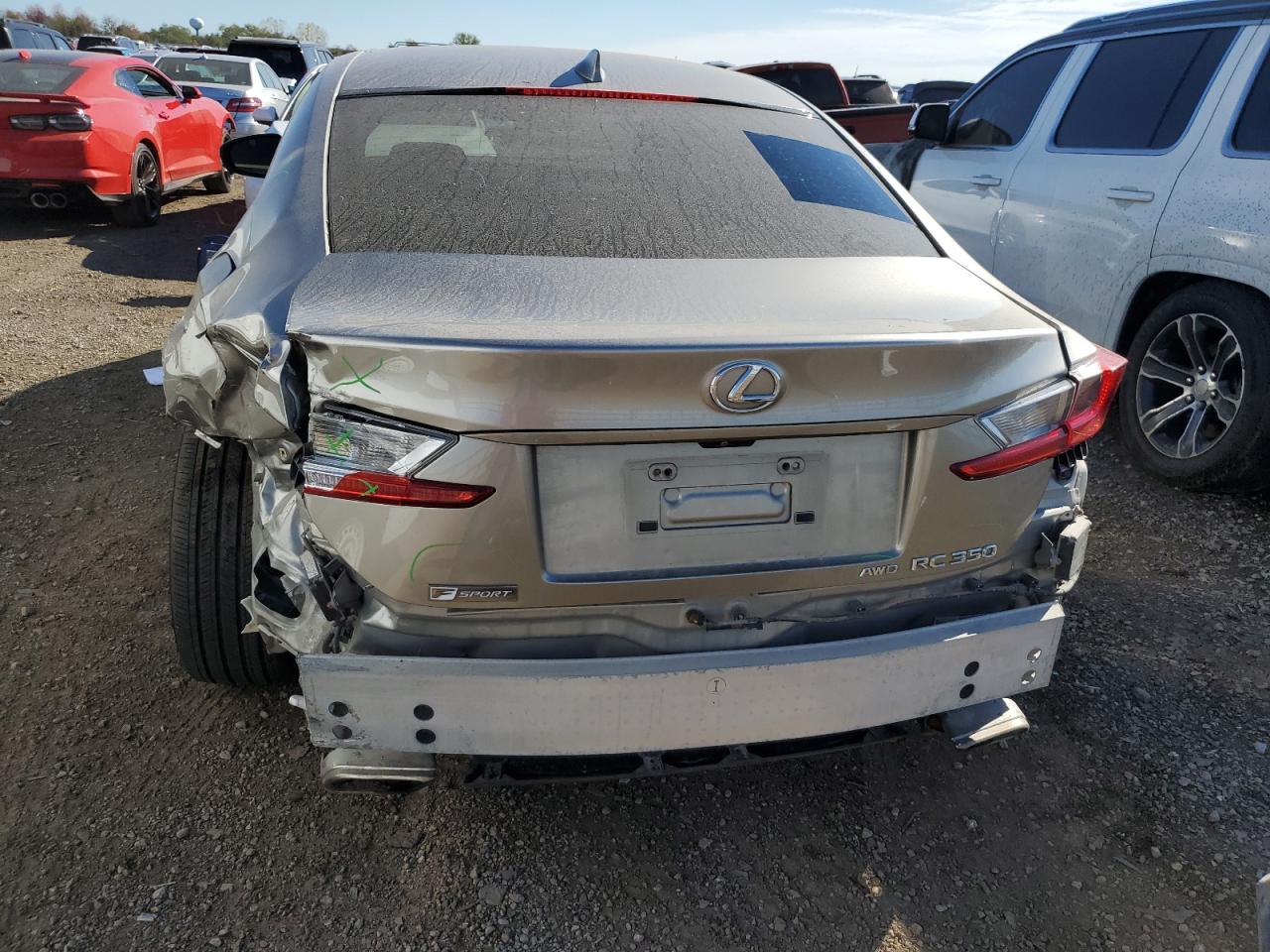 2016 Lexus Rc 350 VIN: JTHSE5BCXG5006821 Lot: 86875595