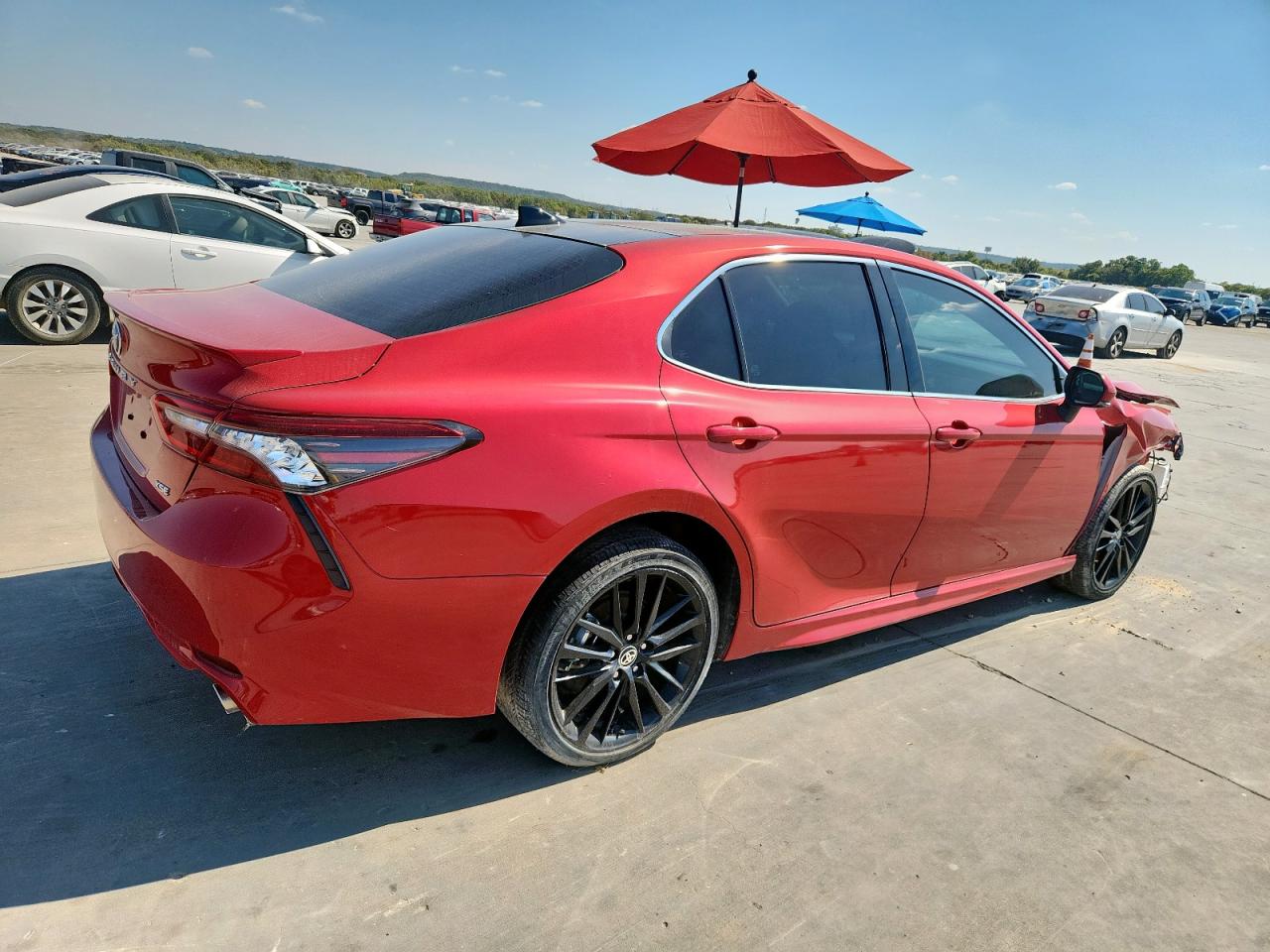 2022 Toyota Camry Xse red null gas 4T1K61AK1NU071765 photo #4