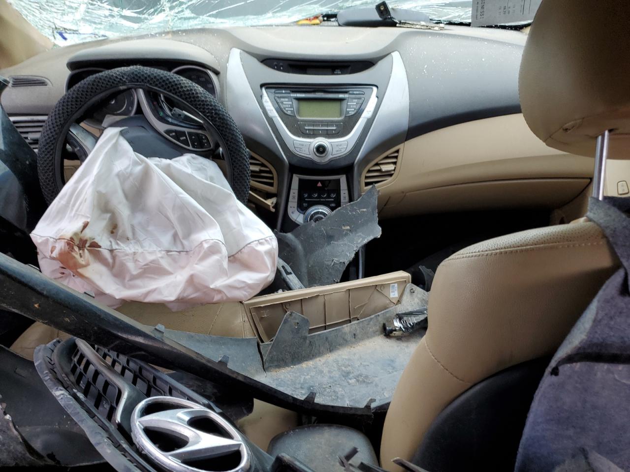 2012 Hyundai Elantra Gls VIN: KMHDH4AE3CU220687 Lot: 82411915