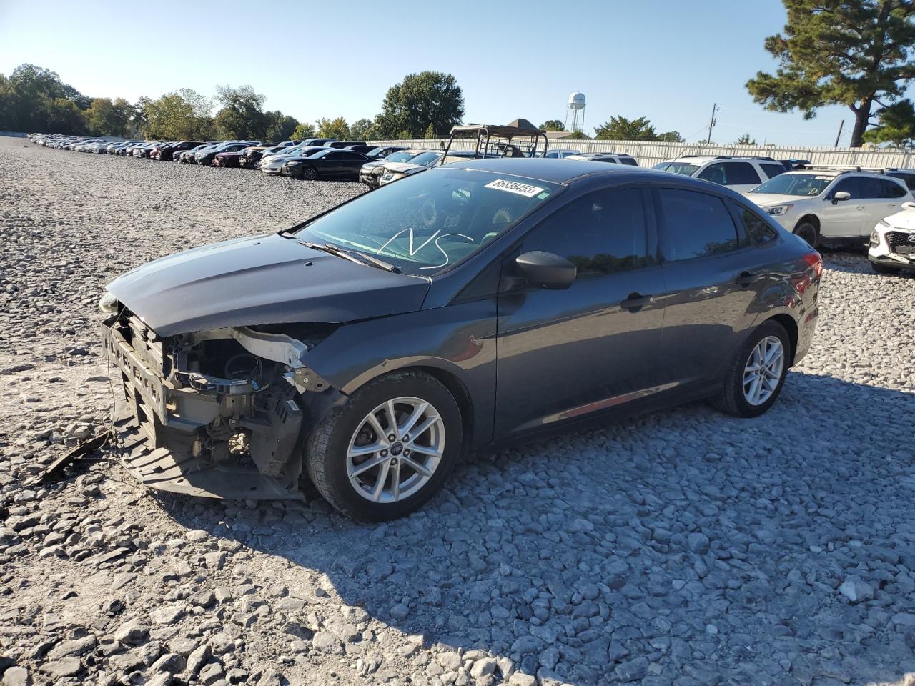2018 Ford Focus S grey null gas 1FADP3E24JL319285 photo #1