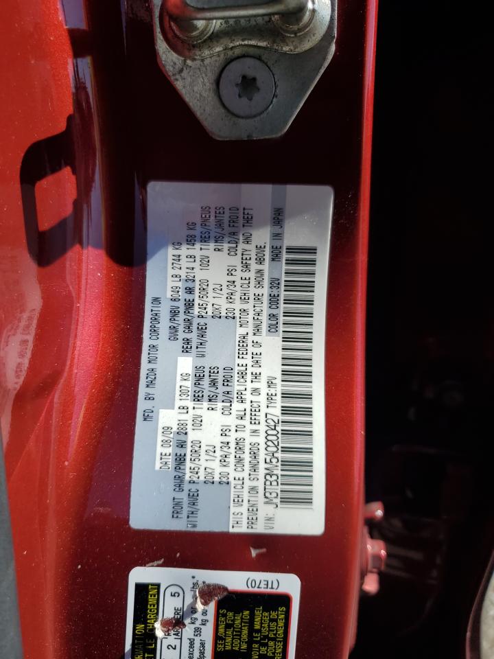 2010 Mazda Cx-9 VIN: JM3TB3MV5A0200427 Lot: 85672385