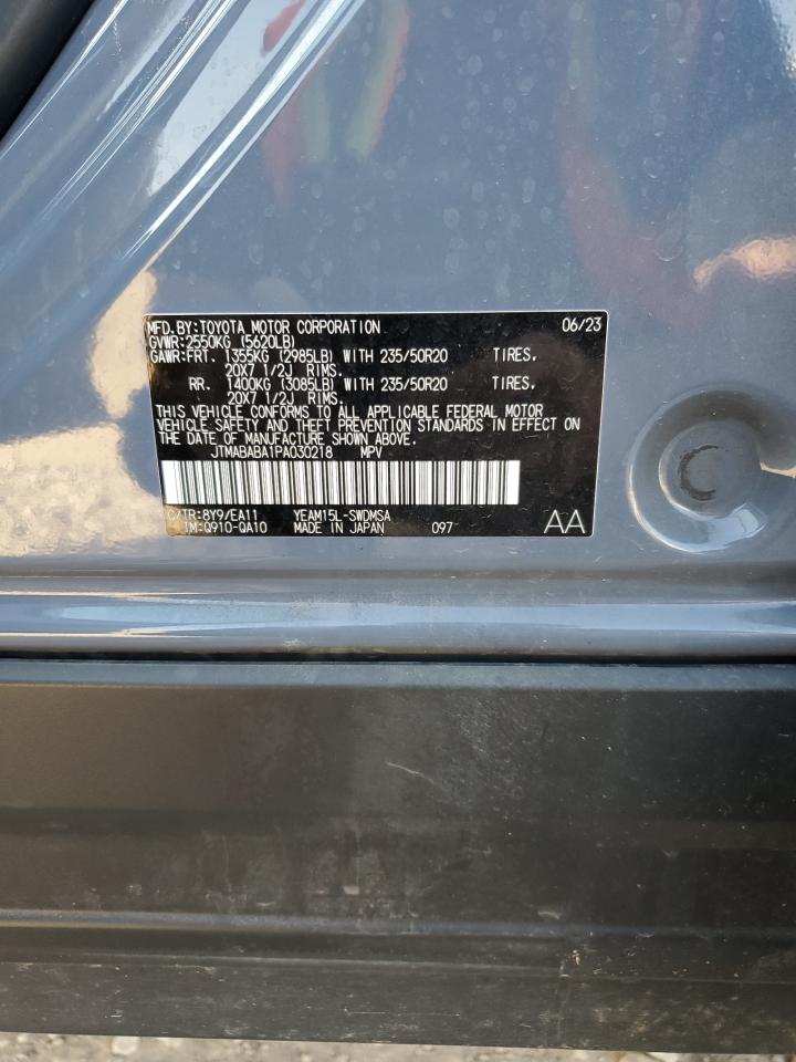 2023 Subaru Solterra Premium VIN: JTMABABA1PA030218 Lot: 84770535