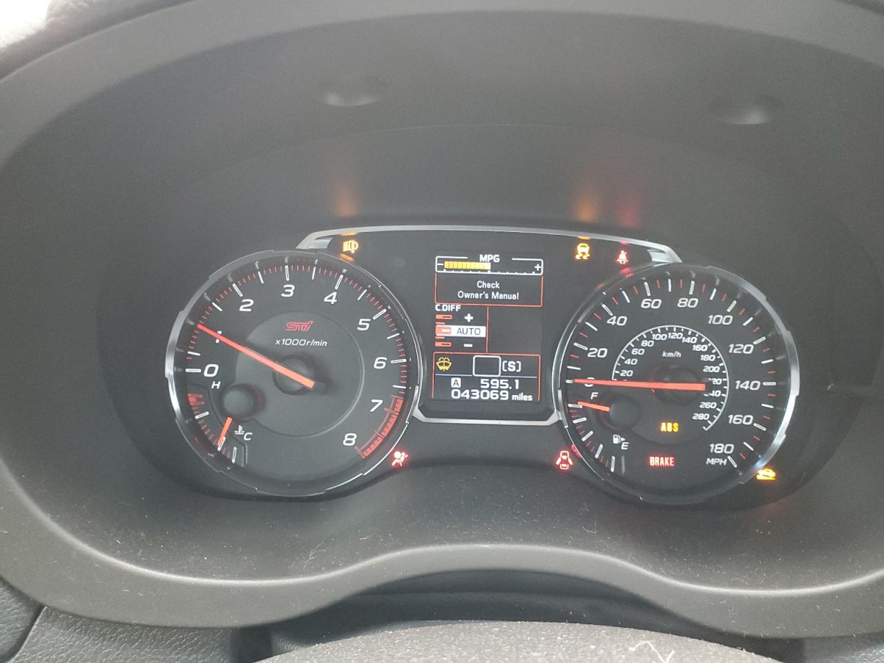 2019 Subaru Wrx Sti VIN: JF1VA2R60K9826745 Lot: 85482815