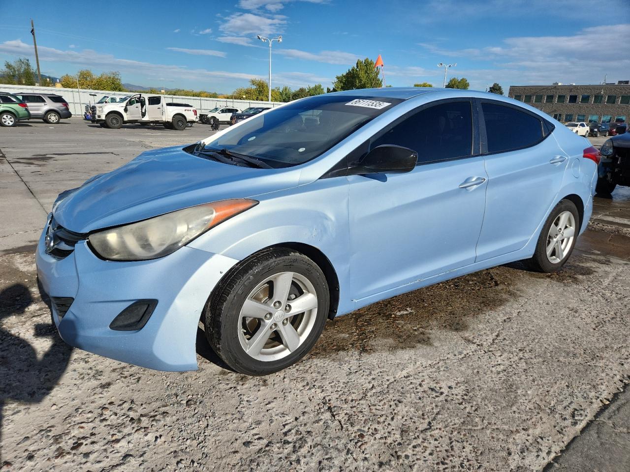 2011 Hyundai Elantra Gls VIN: KMHDH4AE1BU092299 Lot: 86111535