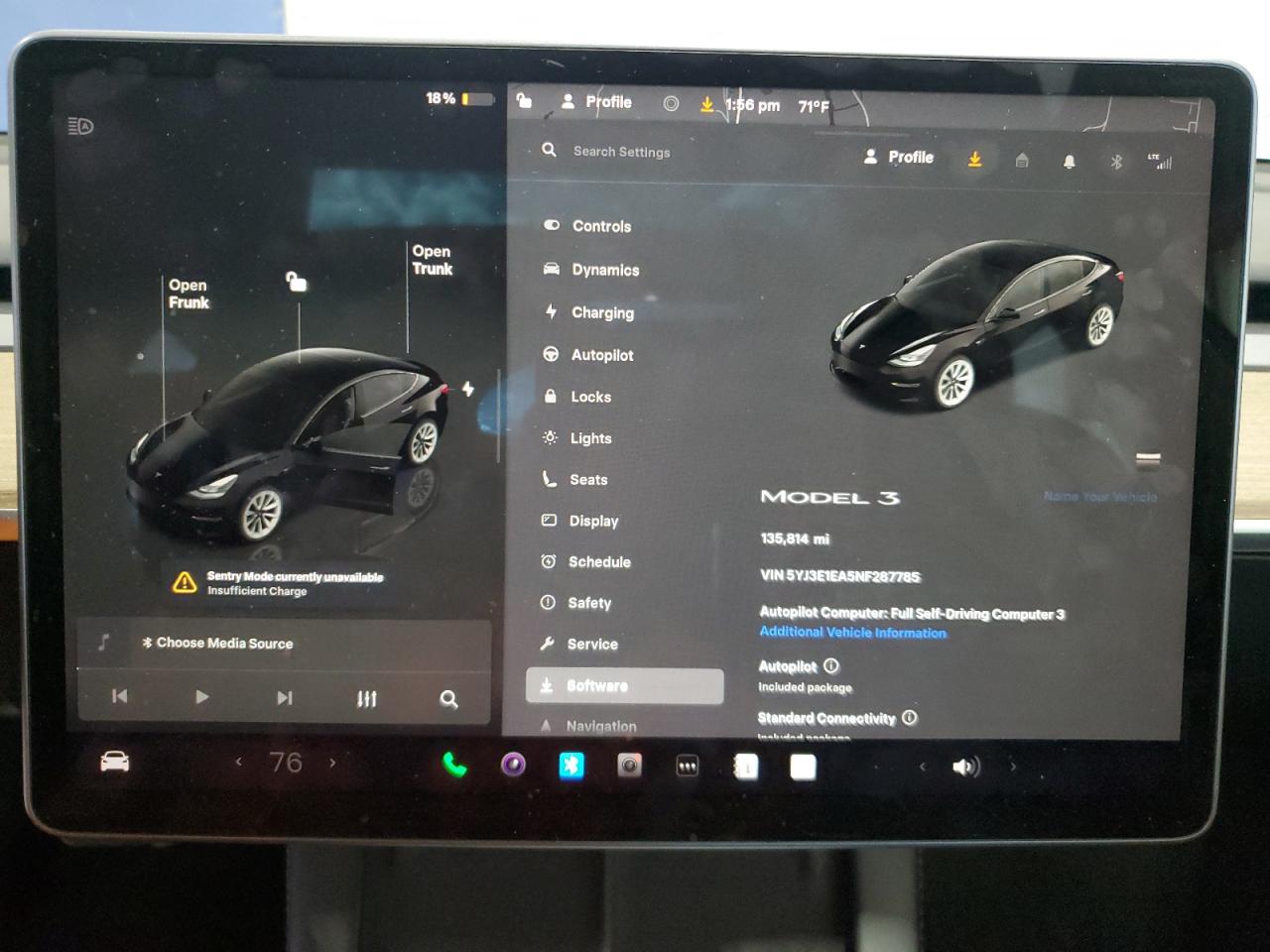 2022 Tesla Model 3 VIN: 5YJ3E1EA5NF287785 Lot: 85717675