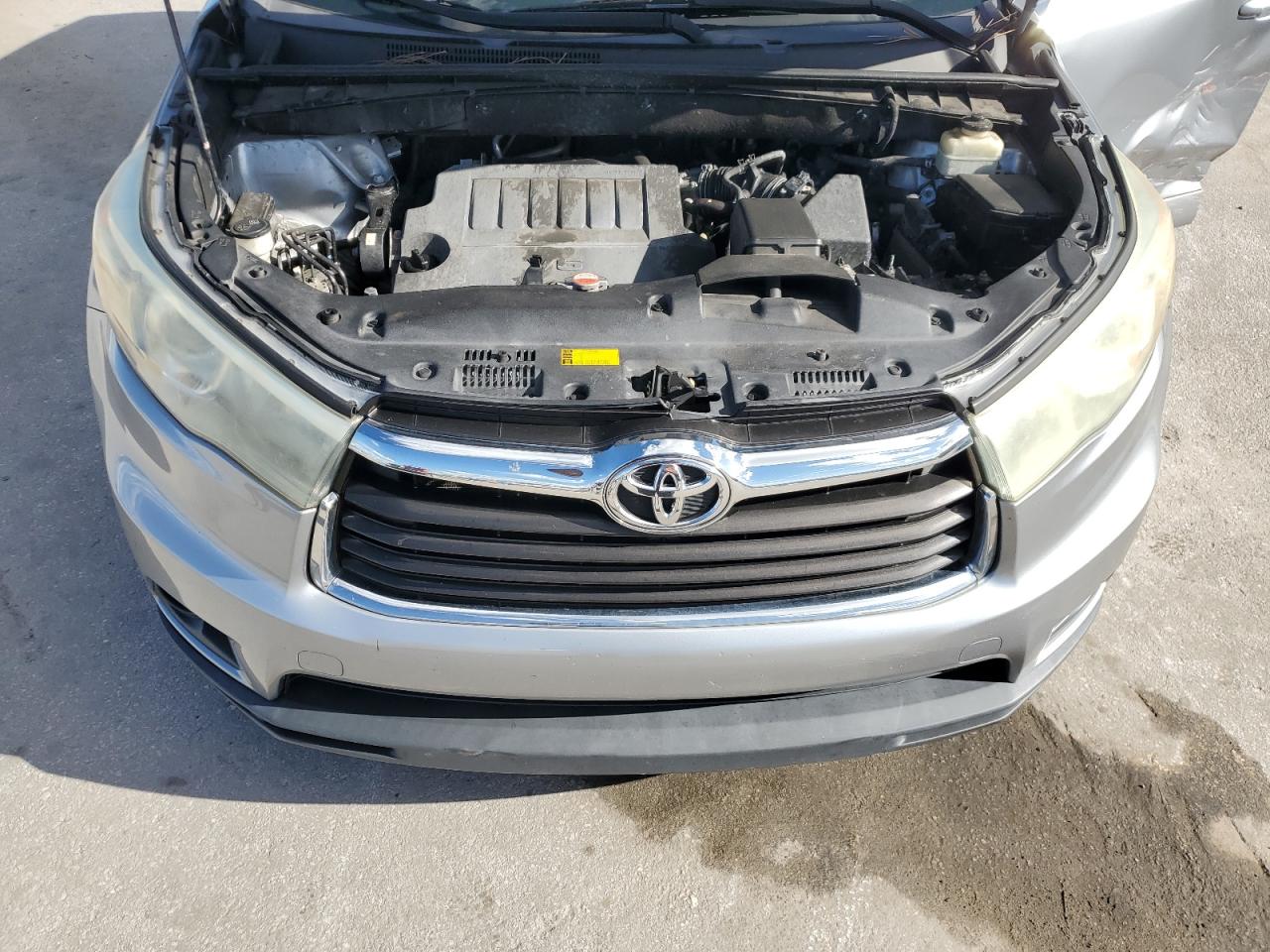 2016 Toyota Highlander Xle VIN: 5TDKKRFH9GS502873 Lot: 82503365