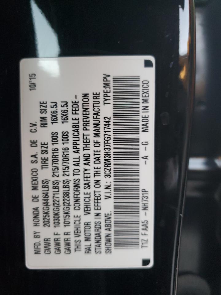 2015 Honda Cr-V Lx VIN: 3CZRM3H37FG717442 Lot: 86532585