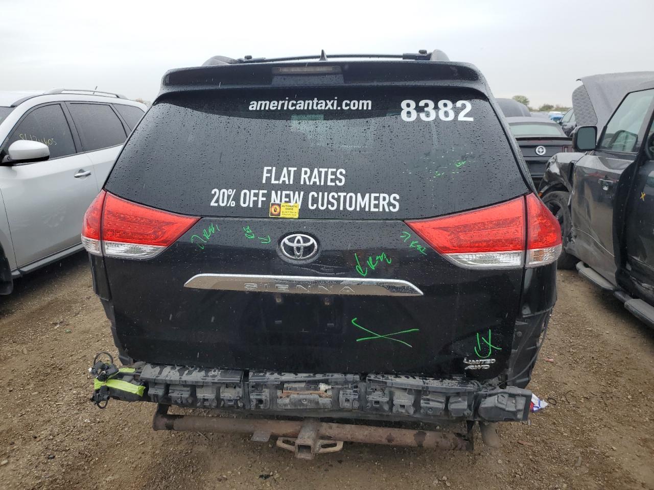 2012 Toyota Sienna Xle VIN: 5TDDK3DC2CS032595 Lot: 85866935