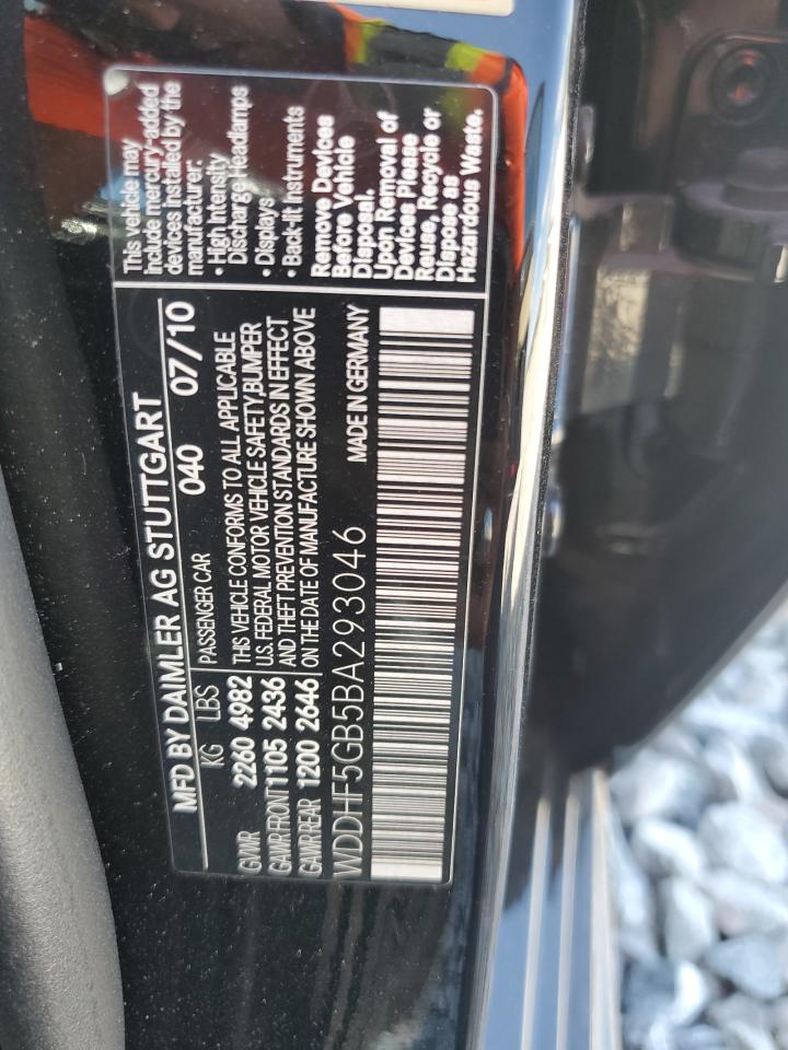 2011 Mercedes-Benz E 350 VIN: WDDHF5GB5BA293046 Lot: 89925315