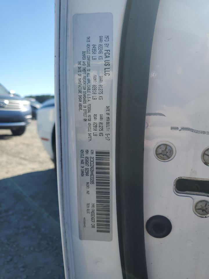 2017 Dodge Challenger Sxt VIN: 2C3CDZAG9HH633285 Lot: 90333235