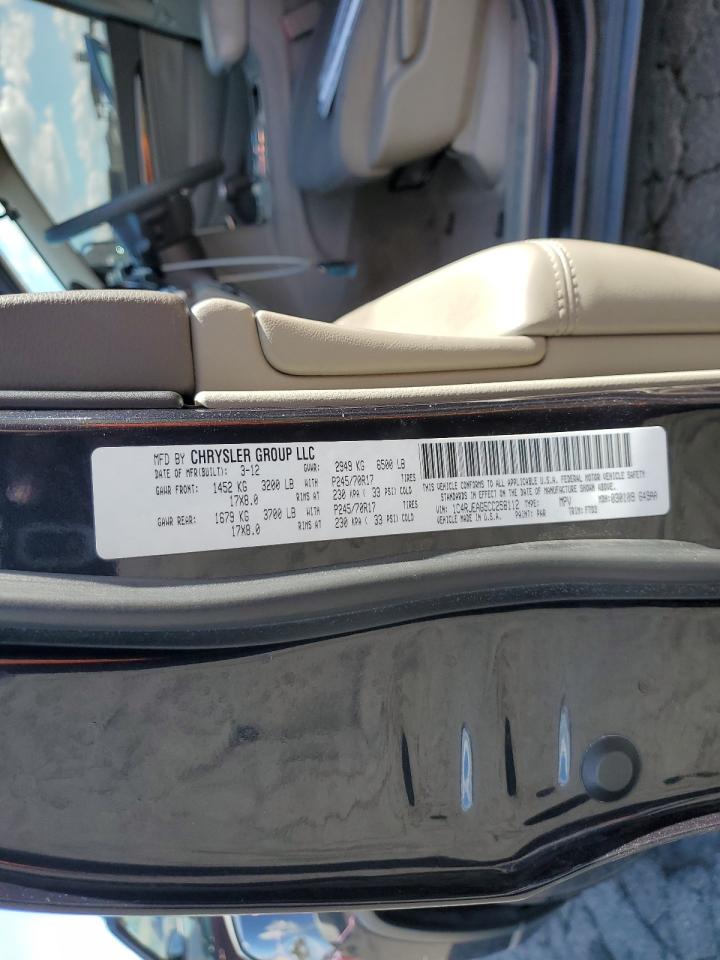 2012 Jeep Grand Cherokee Laredo VIN: 1C4RJEAG5CC258112 Lot: 81979705