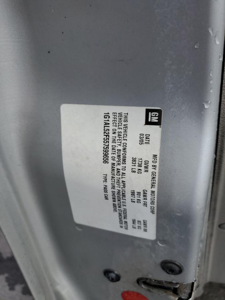 2005 Chevrolet Cobalt Ls VIN: 1G1AL52F557599656 Lot: 85104405